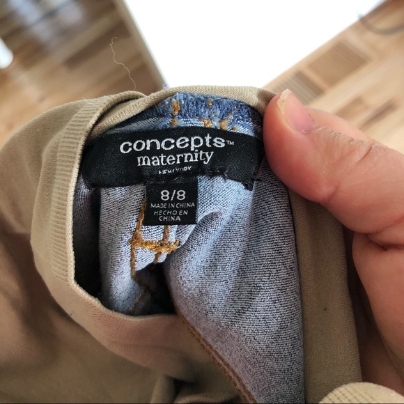 Distressed Maternity Denim Jeans - Picture 4 of 6